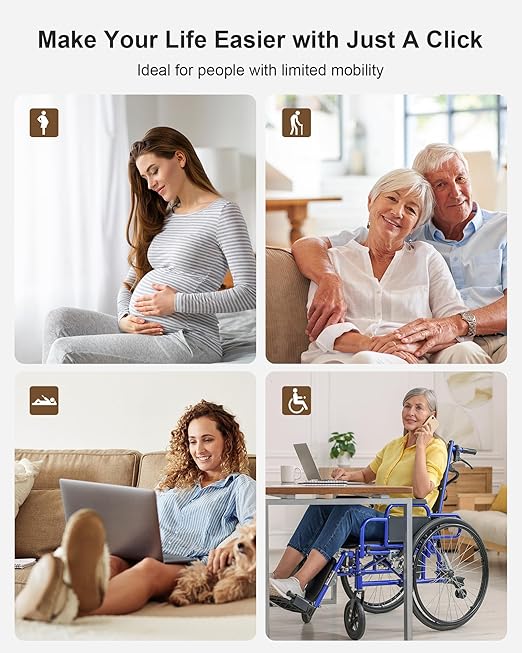 Remote Control Outlet Plug, 200FT Long Range Wireless Light Switch, Compact Design, 15A/1875W High-Power for Lamps, Lights, Household Appliances, FCC & ETL Listed