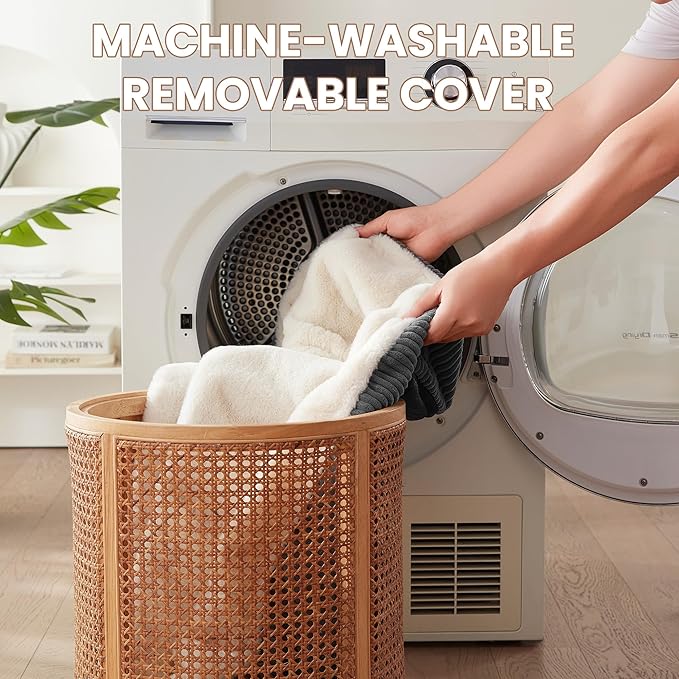 23 inches Donut Dog Bed for Small Dogs - Calming Round Puppy Bed with Removable &Washable Cover, Plush Faux Fur & Corduroy Pet Bed for Cats, Fits Pets up to 15 lbs(Dark Grey,Small)