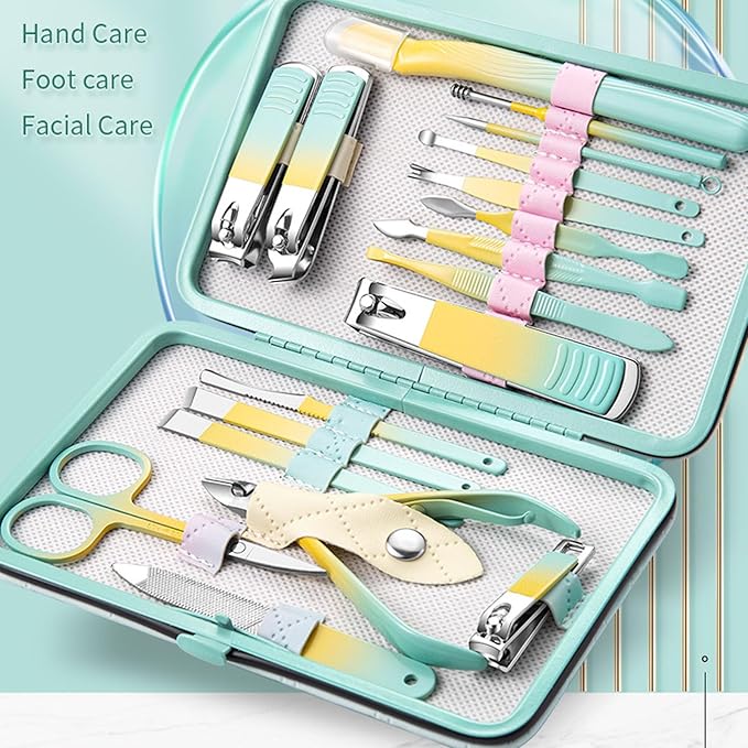 Personal Care Nail Kit Professional Pedicure Set Grooming Portable Manicure for Men Women Elder Parents Personal Care Nail Practical Pedicure Grooming for Men Women