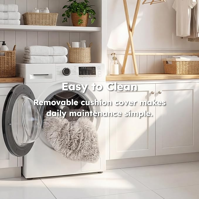 GLOSSGODS Elevated Dog Bed and Mattress with Removable Washable Cover, Egg Crate Foam, Wooden Frame, Suitable for Pet Up to 40 lbs, Naturalwood S