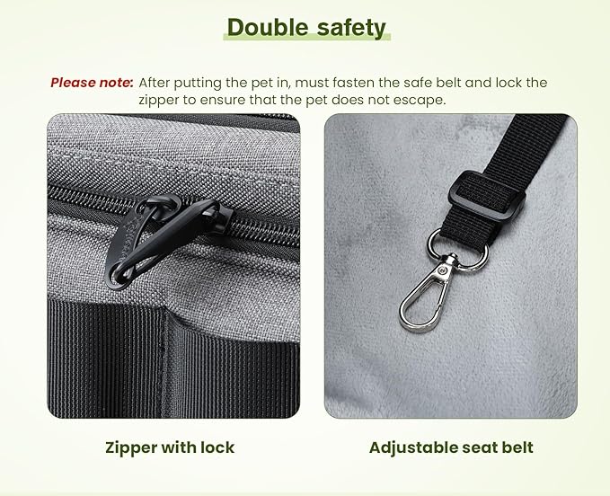 Pecute Cat Carrier Expandable, Airline Approved Cat Soft-Sided Carriers, Breathable Pet Carriers up to 5kg/12lbs, Collapsible Cat Bag Carrier Great for Travel, Outdoor, Hiking, Camping, Gray