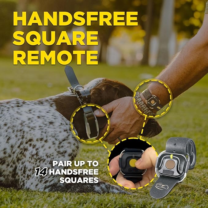 Dogtra 1900X Handsfree E-Collar for Dog Training - 3/4 Mile Range, for Dogs 45 lbs+, Waterproof, 100 Stimulation Levels, Vibration, Tone, Rechargeable - Hands-Free Remote for Dog Owners and Trainers
