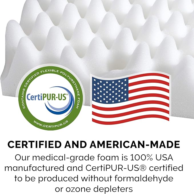 FurHaven Orthopedic Dog Bed for Large Dogs, L-Shaped Chaise Sofa with Orthopedic Egg Crate Foam for Joint Support, Removable Washable Cover, Jumbo XL, Faux Fur & Suede, Marine Blue