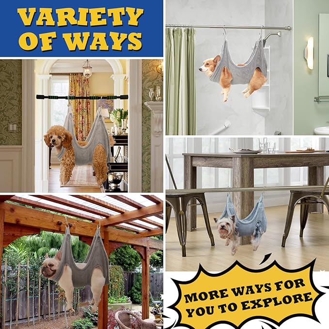 Dog Grooming Hammock,Dog Grooming Supplies,Dog Hammock,Dog Grooming Harness,Pet Grooming Hammock,Grooming Table,Dog Nail Clipper,Dogs Cats Grooming,Claw Care (XS)