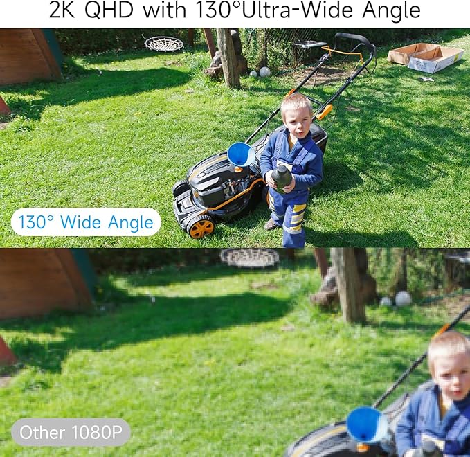 Security Cameras Wireless Outdoor 5G/2.4G WiFi, 2K Indoor Home Camera with AI Motion Detection, Color Night Vision, Siren,Waterproof, 2-Way Talk,Works w/Alexa&Google Assistant,SD/Cloud