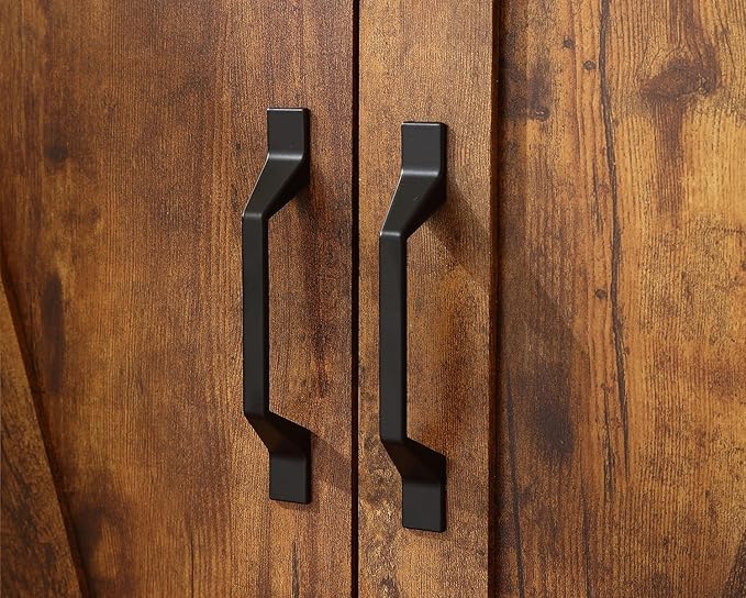 Large Cat Litter Box Enclosure with Litter Collector,Cat Litter Enclosure for Self-Cleaning Litter Boxes,Adjustable Shelf for Dog Proof,Power Outlet,Wooden Cat House,Brown Rustic