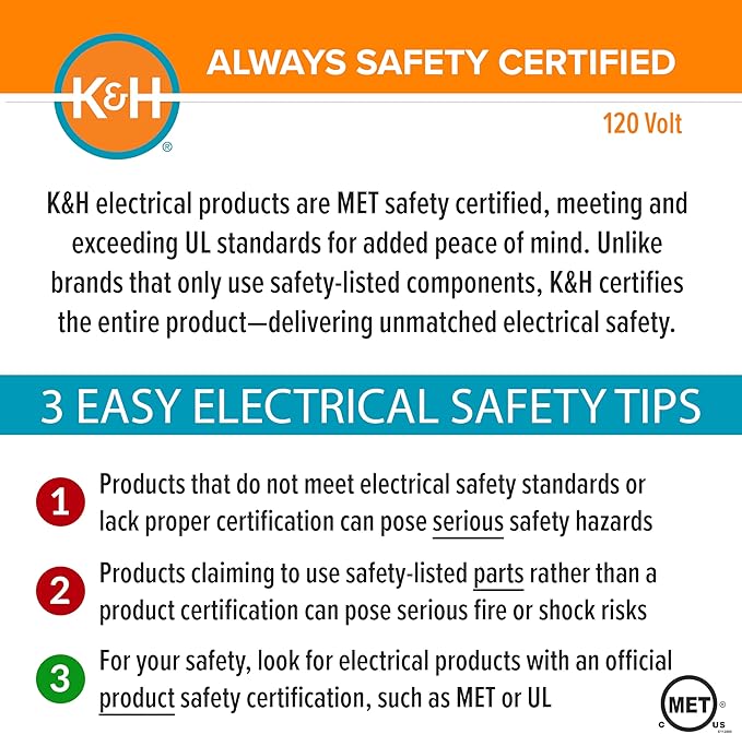 K&H Pet Products Pet Bed Warmer, Turn Any Pet Bed Into a Heated Cat or Dog Bed, Waterproof Indoor Heated Warming Pad Insert, Automatic Temperature, Safety Listed - Small 10.25 X 9.25in Gray