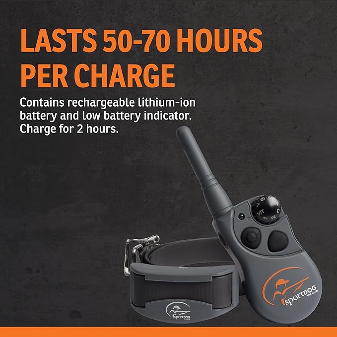 SportDOG FieldTrainer 425XS - Remote Trainer Designed for Off-Leash Control & Training - for Stubborn Dogs - 500-Yard Range - Waterproof - Quick-Charge Collar - Static, Tone, & Vibration