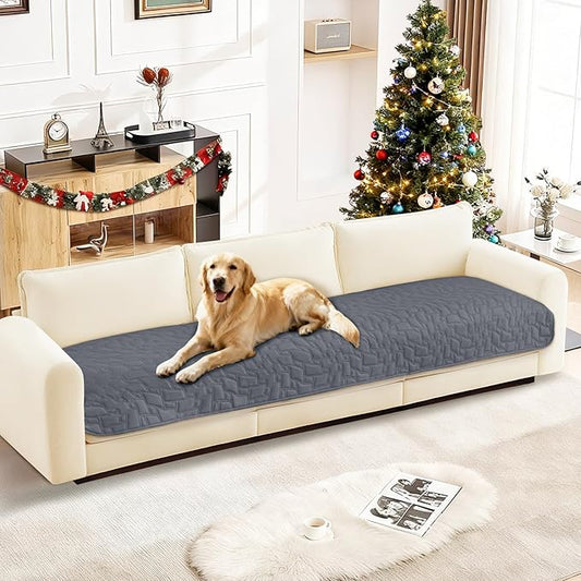 Waterproof Couch Covers for Pets, Waterproof Dog Bed Cover, Anti-Slip Soft Dog Blankets, Couch Cover for Dogs Washable, Pet Blanket for Puppy Large Dogs Cat (30x70 Inch, Dark Grey)