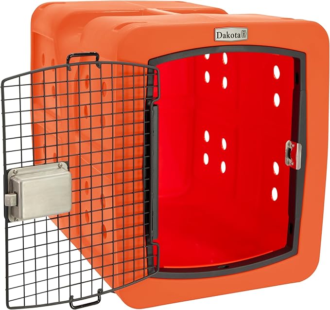 dakota283 Medium Kennel -Frame Door- Orange