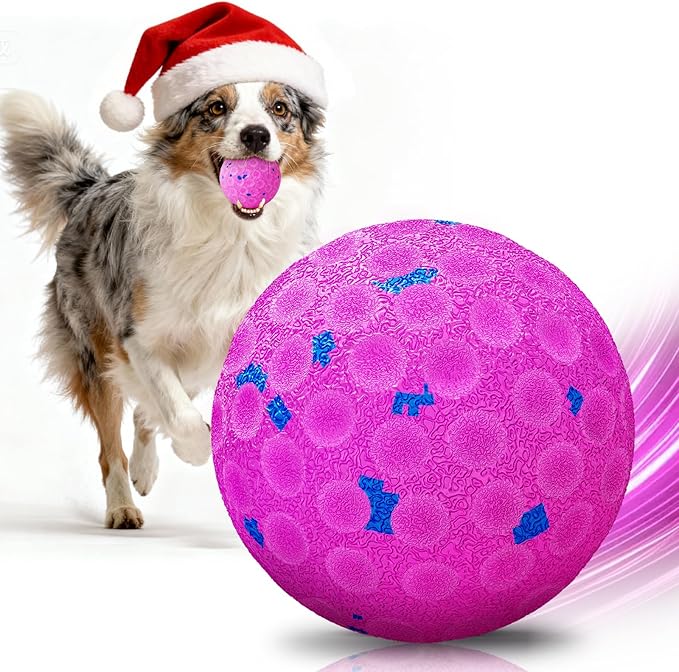Smart Interactive Dog Toys for Aggressive Chewers, Self-Moving Chew Proof Dog Ball with Automatic Vibrating, IP54 Waterproof & E-TPU Material - Boredom & Training for Medium/Large Dogs