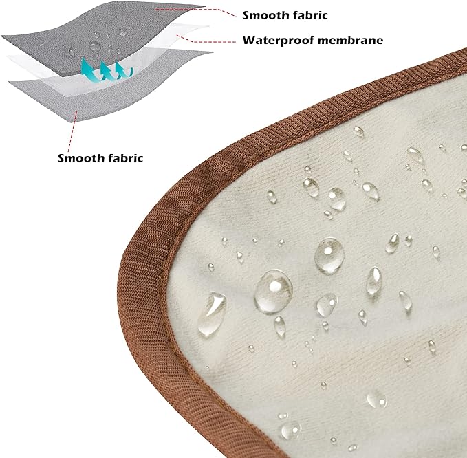 Catalonia Waterproof Blanket for Bed, Reversible Fleece Couch Sofa Furniture Protector, Leak Proof Dog Blankets