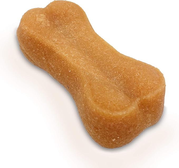 Cheese Dog Chew Bone | Long Lasting-Stain Free-Protein Rich-Low Odor | 100% Natural, Healthy & Safe | No Lactose, Gluten, Soy or Grains | for Dogs 30 lbs and Under