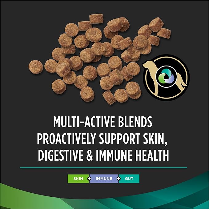 Purina Pro Plan Veterinary Supplements Multi Care Canine Chews for Dogs, with Omega 3, Supports Skin, Immune and Gut Health - 30ct Pouch