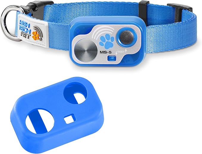 Genuine High Tech Pet MS-5 with Deluxe Collar (Blue, Medium)