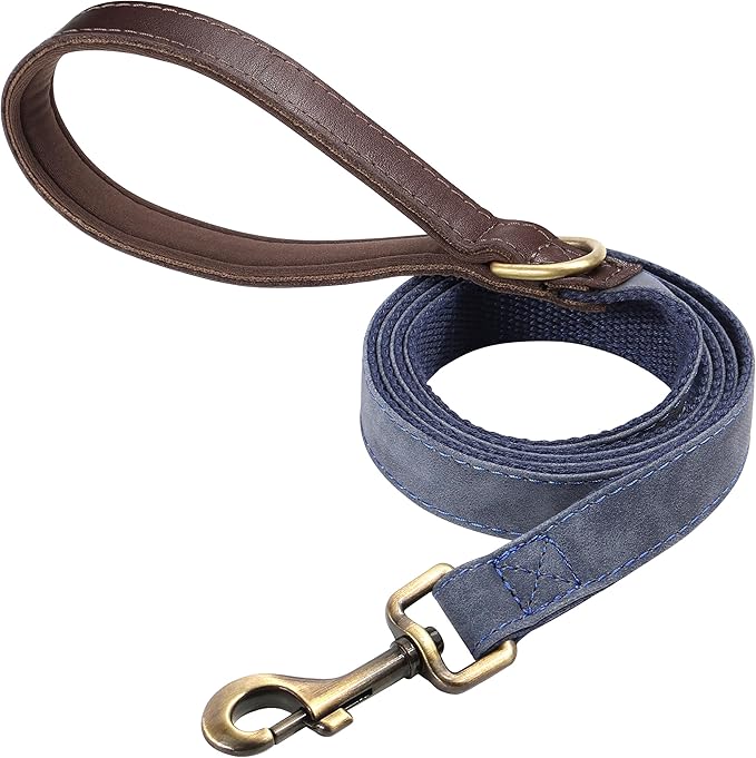 Personalized Dog Collars, Custom Soft PU Leather Dog Collar with Pet Name and Phone Number for Large Dogs, Adjustable and Durable Pet Collars with Quick Release Metal Buckle,L(15-23")