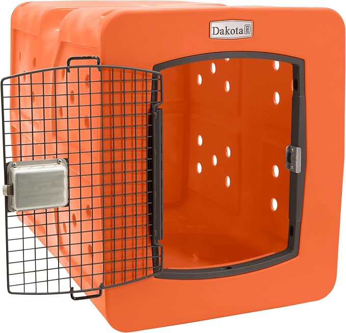 dakota283 D2-G3XLG-FRM-ORA Extra Large Kennel - Frame Door - Orange