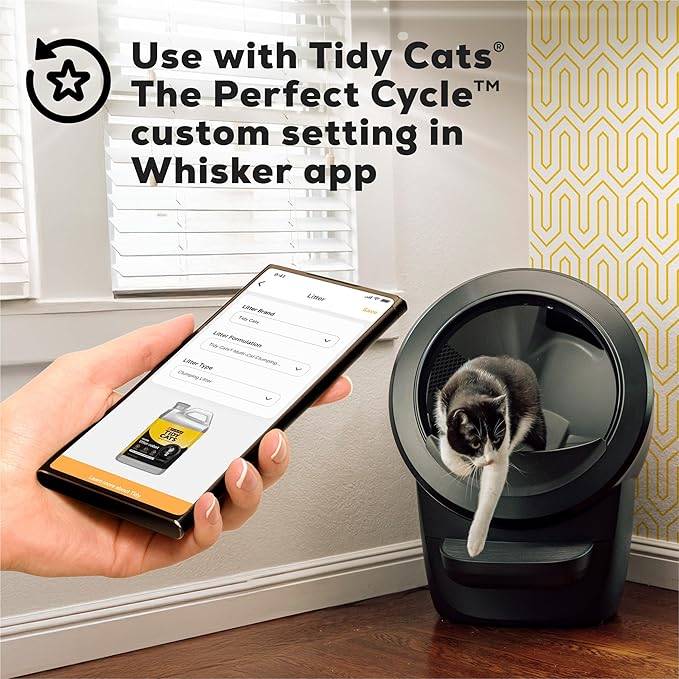 Purina Tidy Cats Cat Litter for Litter-Robot Clumping Cat Litter Odor Control Formula - 22 lb. Box
