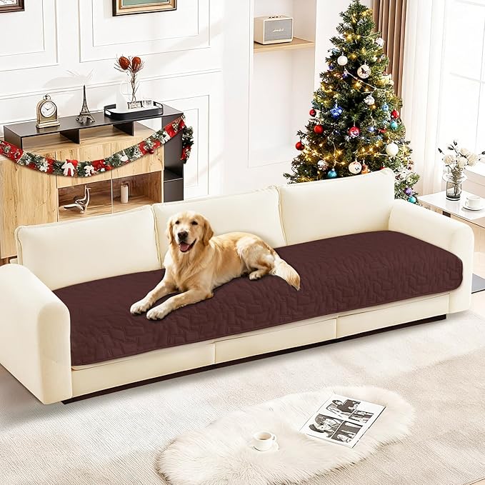Waterproof Couch Covers for Pets, Waterproof Dog Bed Cover, Anti-Slip Soft Dog Blankets, Couch Cover for Dogs Washable, Pet Blanket for Puppy Large Dogs Cat (30x70 Inch, Coffee)
