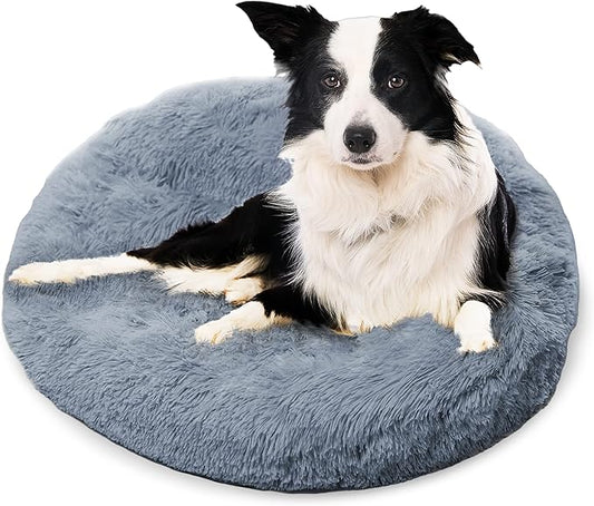 Active Pets Medium Dog Bed, Calming Orthopedic Pet Bedding for Anxiety Relief, Joint Support & Comfort, Washable Dog Furniture, Med 45lbs, Dark Grey