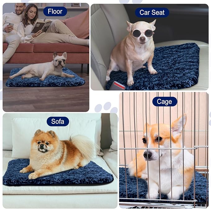 4 Pack Self Warming Cat Pads Self Heating Cat Mat Washable Homeless Dogs Thermal Pads Kennel Pad Reflects Body Heat Warm Crate Bed Mat for Indoor Outdoor Pet