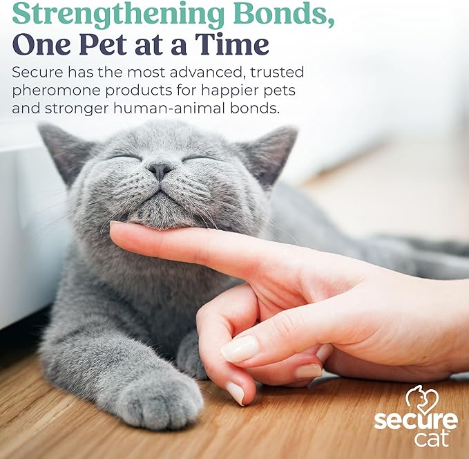 SecureCat Pheromone Home Stick Diffuser Refill, Provides 30 More Days of Natural Support for an Environment of Calm and Well-Being, Helping Relieve Any Feeling of Anxiety and Stress