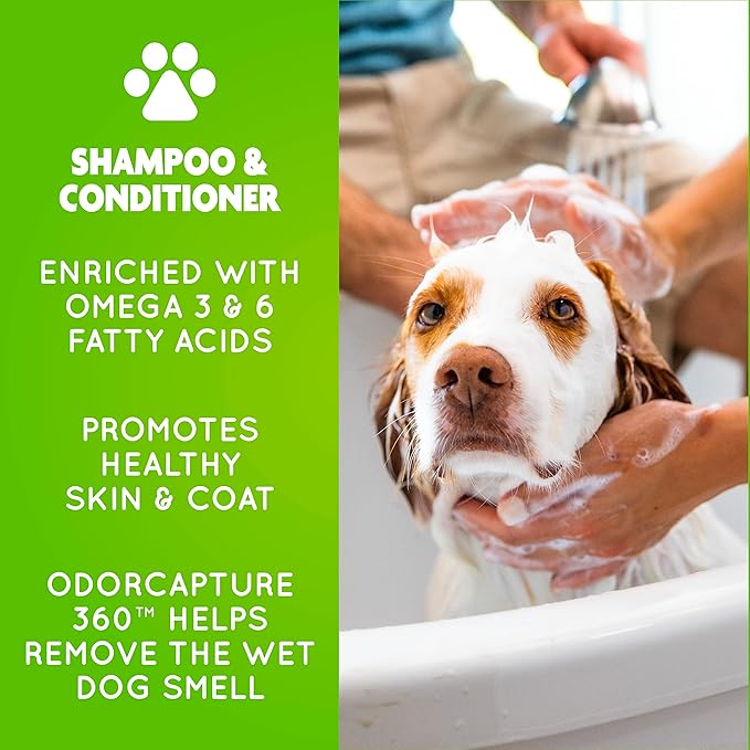 FURminator deShedding Kit, deShedding Shampoo, deShedding Conditioner, deShedding Waterless Spray, For Dogs, 40.5 oz (Set of 3)