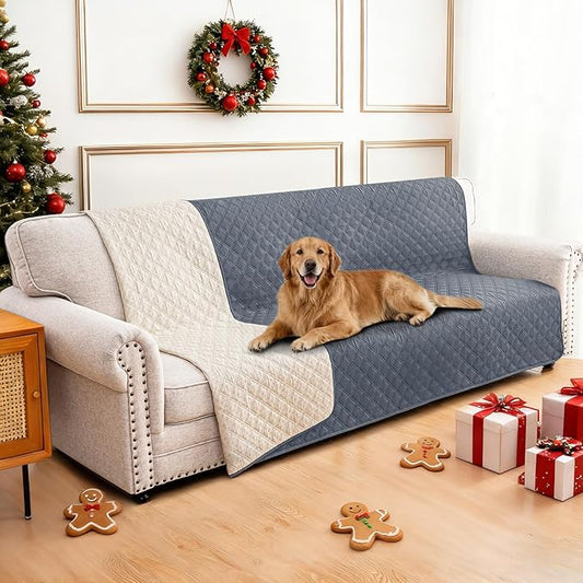 Waterproof Couch Covers for Pets, Waterproof Dog Bed Cover, Anti-Slip Soft Dog Blankets, Couch Cover for Dogs Washable, Pet Blanket for Puppy Large Dogs Cat (68x82 Inch, Dark Grey)