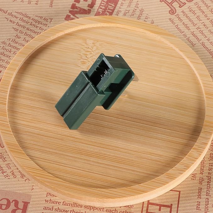 Male Vampire Plug - 25PCS SPT-2 Green Electric Plugs for Christmas Light Strings & Lamps and DIY Projects