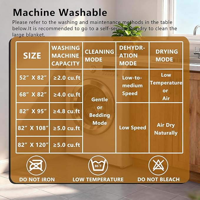 Waterproof Blanket for Bed King Size, Leak Proof Dog Couch Blankets Reversible, Pet Throw Sofa Furniture Protector Machine Washable-82 x108,Orange+Cream