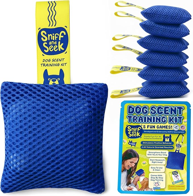 Race&Herd Original Dog Scent Training Kit, Scent Work Training Kit for Dogs - Nosework for Dog Mental Stimulation Agility Training Equipment for Dogs, Brain Games Smell Training Kit for Loss of Smell