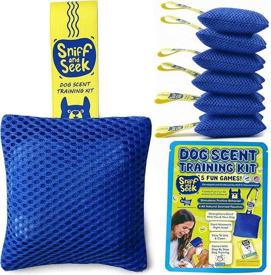Race&Herd Original Dog Scent Training Kit, Scent Work Training Kit for Dogs - Nosework for Dog Mental Stimulation Agility Training Equipment for Dogs, Brain Games Smell Training Kit for Loss of Smell