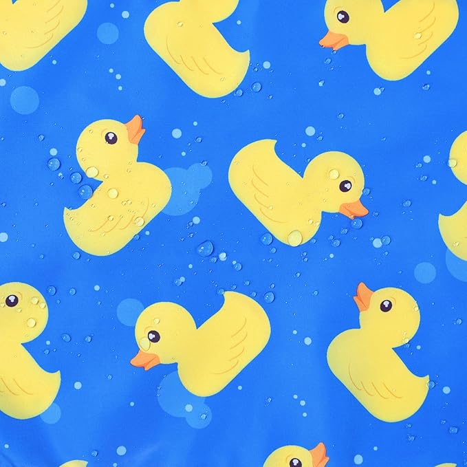 Dog Raincoats for Small Dogs Puppies Waterproof Hooded Rain Jacket with Reflective Strips Leash Hole & Poncho Adjustable Fit (ShinyDuck,S)