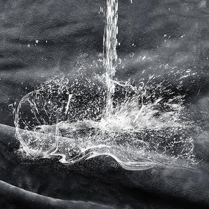 Waterproof Blanket for Bed Couch Sofa, Soft Liquid Pee Proof Pet Blanket for Dog Puppy Cat, Reversible Sherpa Fleece Furniture Protector (Dark Grey, 30x40 inches)