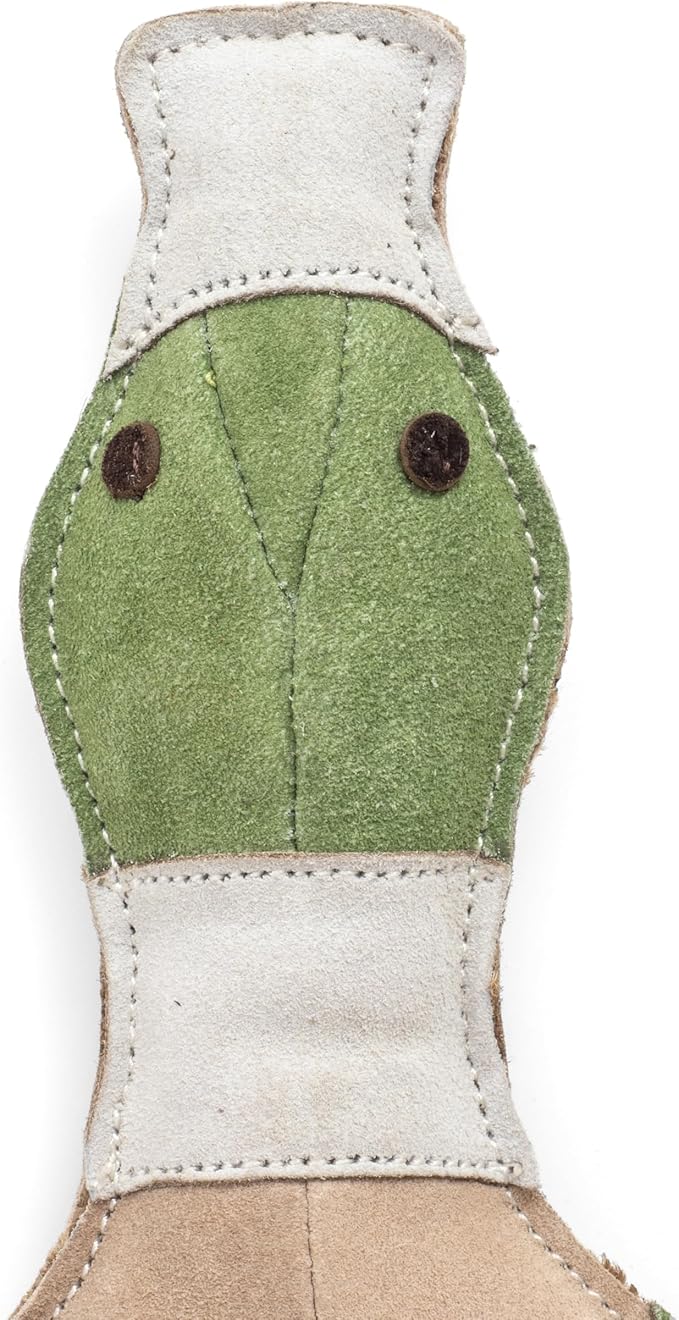 Eco Leather Dudley Duck Toy Natural and Tough Dog Toys - Long Lasting Chew Toys for Aggressive Chewers - Strong Dog Toy for Dogs and Puppy