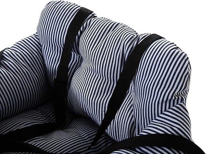 BLOBLO Dog Car Seat Pet Booster Seat Pet Travel Safety Dog Bed for Car with Storage Pocket