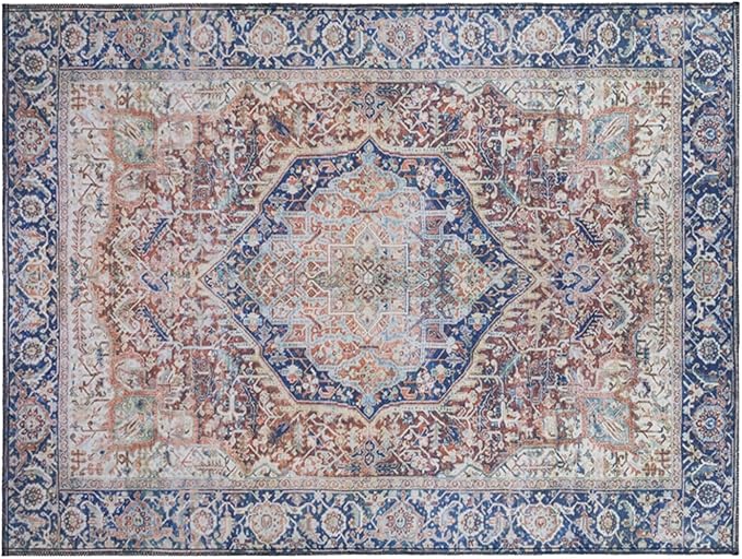 Lovewag Cat Litter Mat 2 Pack - Large 36x48 Machine Washable Easy Clean Non-Slip Waterproof Trapping Mats for Cats - (Rustic Terracotta)