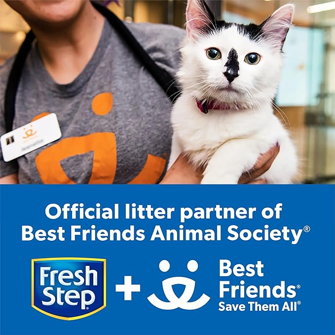 Fresh Step Outstretch Advanced Long Lasting Clumping Litter Simply Unscented, Activated Charcoal Litter Lasts 50% Longer, 32 lbs. (2 x 16 lb. Box)