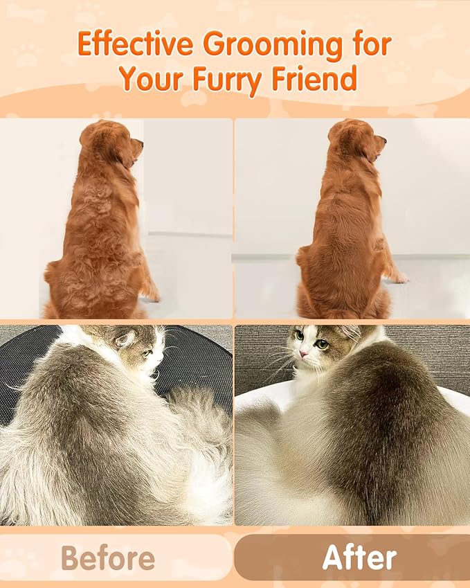 2026 New Pet Steam Brush, Cat Steam Brush for Shedding & Deshedding - 3-in-1 USB Rechargeable Pet Hair Removal Comb with Water Tank, for Indoor Long/Short Haired Cats & Dogs (Add 20mL wash C)