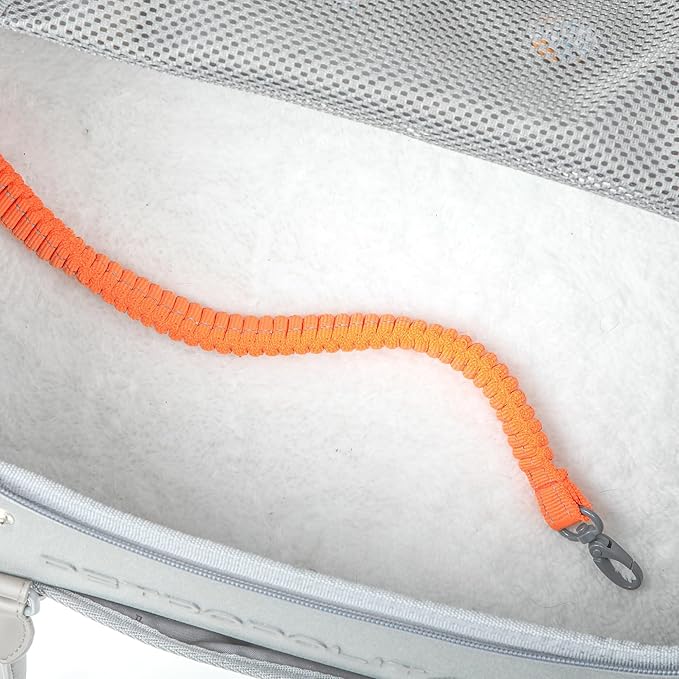 Soft-Sided Pet Carrier for Cats and Small Dogs – Stylish, Airline-Approved Travel Bag with Mesh Ventilation, Collapsible, Removable Pad and Safety Leash, Fits up to 16 lb