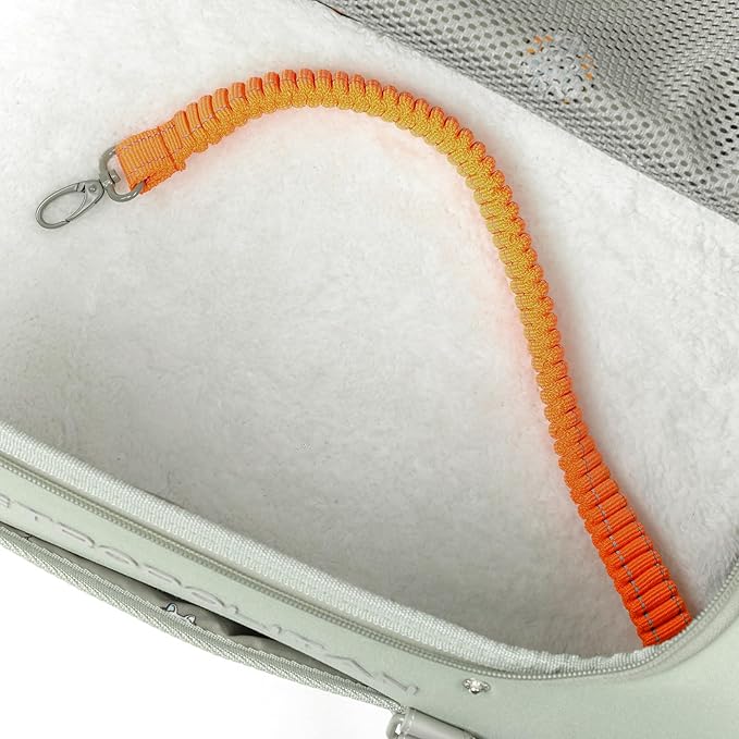 Soft-Sided Pet Carrier for Cats and Small Dogs – Stylish, Airline-Approved Travel Bag with Mesh Ventilation, Collapsible, Removable Pad and Safety Leash, Fits up to 16 lb