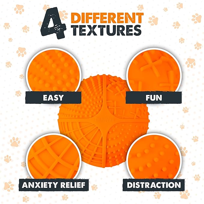 Mighty Paw Dog Slow Feeder Bowl - Interactive BPA-Free Silicone Lick Bowl for Dogs - Easy to Clean, Keeps Pets Entertained, Provides Mental Enrichment