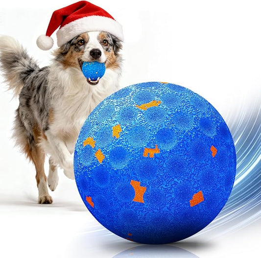 Smart Interactive Dog Toys for Aggressive Chewers, Self-Moving Chew Proof Dog Ball with Automatic Vibrating, IP54 Waterproof & E-TPU Material - Boredom & Training for Medium/Large Dogs