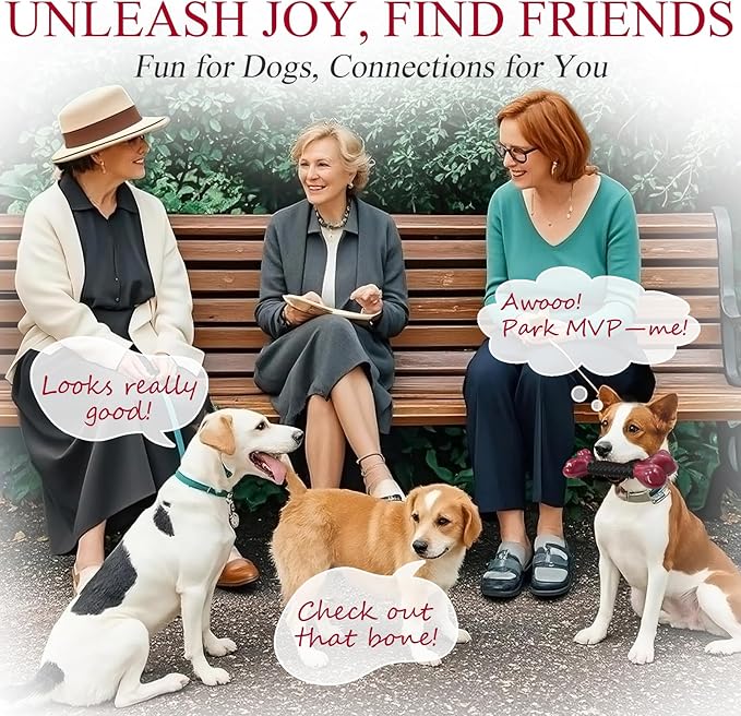 Apasiri Tough Dog Toys for Aggressive Chewers Large Breed, Dog Chew Bone with Bacon Flavor, Nylon & Rubber Chew Toy for Medium Large Dogs