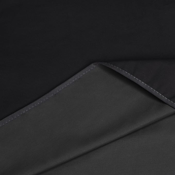 Catalonia Waterproof Blanket for Bed, Reversible Fleece Couch Sofa Furniture Protector, Leak Proof Dog Blankets, Black