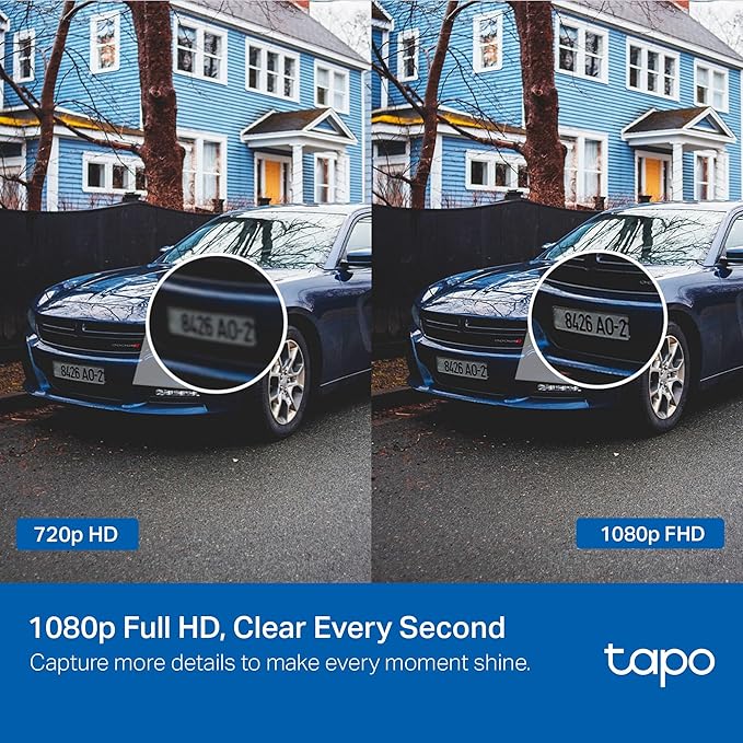 Tapo 1080P Outdoor Wired Pan/Tilt Security Wi-Fi Camera, 360° View, Motion Tracking, Works with Alexa & Google Home, Night Vision, Free AI Detection, Cloud & SD Card Storage(up to 512GB), Tapo C500…