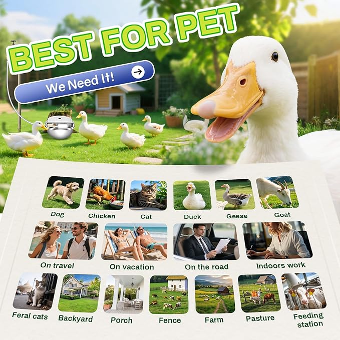 Automatic Animal Drinking Water Bowl with Drain Hole & Float Valve, 71" Extended Pipe, Stainless Steel Waterer Feeder Farm Dog Dispenser Kit Self Filling for Livestock Horse Goat Water Trough