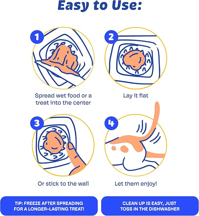 Aquapaw Lick Mat for Dogs 2-Pack XL & Small, Suction Cup Dog Slow Feeder Pad & Licking Mat for Peanut Butter Treats – Calming Dog Bathing Aid, Stress Relief & Mental Stimulation for All Breeds - Pink