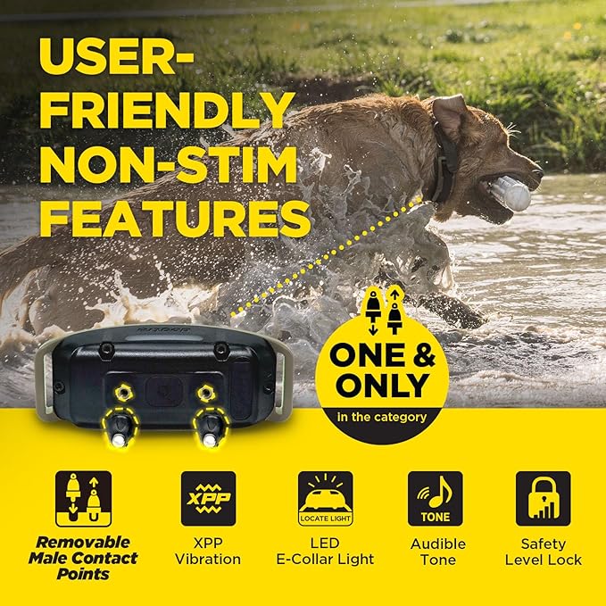 Dogtra 1900X 2-Dogs E-Collar with Remote [New Edition] 35 lbs+, 3/4 Mile Range, LED Light, 100 Levels Control for Stubborn Dogs, Waterproof, Boost for Quick Recall, Vibration, Safety Lock & Tone