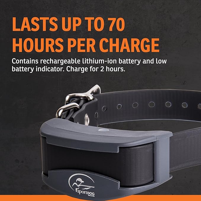 SportDOG SportHunter 825X - Remote Training Collar - Half-Mile Range Trainer - Waterproof Dog E-Collar - Quick-Charge Battery - Static, Vibration, & Tone Modes